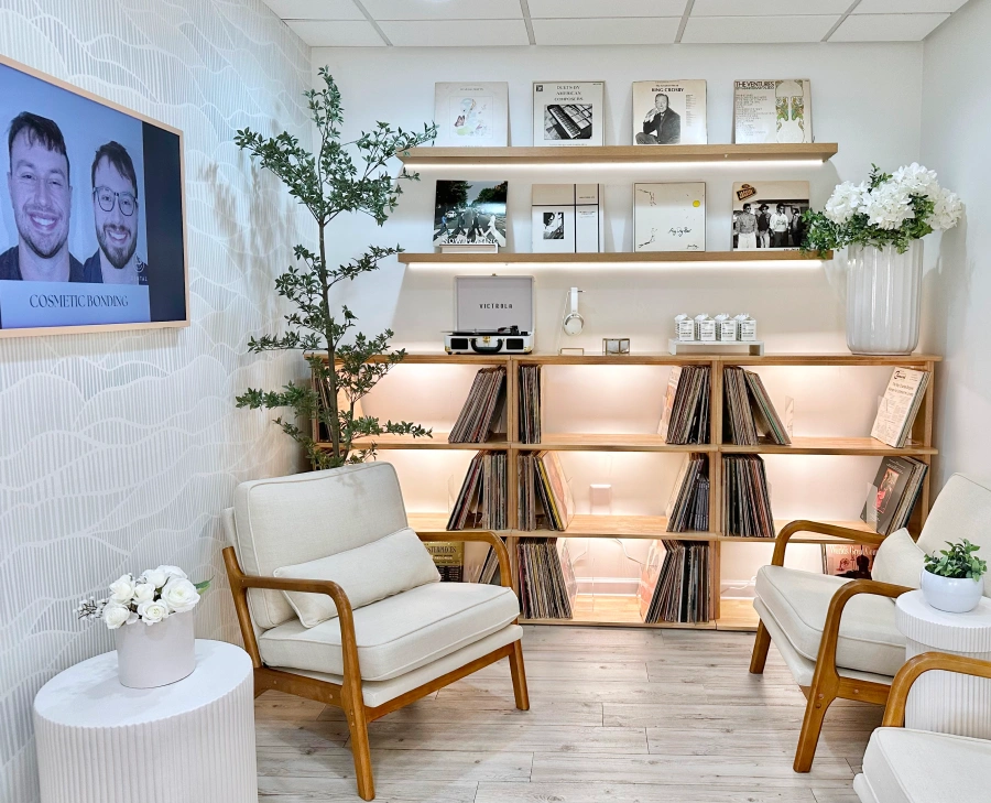 Lp Dental Dentist Taking a Picture of a Smiling Patient